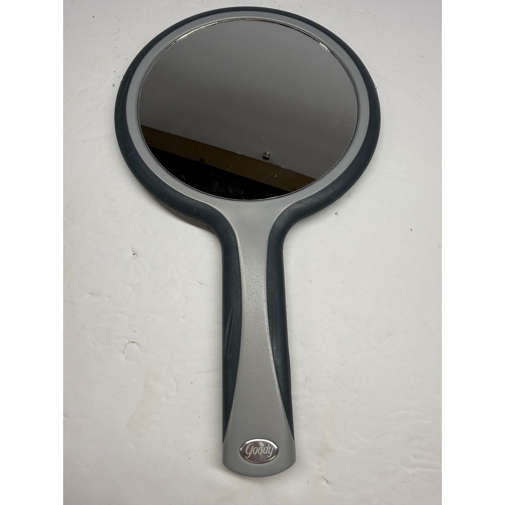 Goody Handheld Mirror Double Sided Two Tone Grey Black Hand Mirror Multi-View